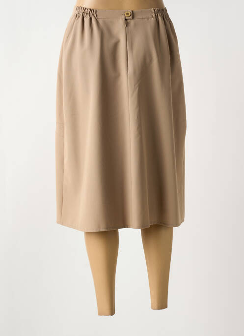 Fustă midi bej GRIFFON femeie