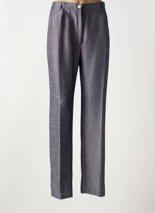 Pantalon drept albastru CHRISTINE LAURE femeie