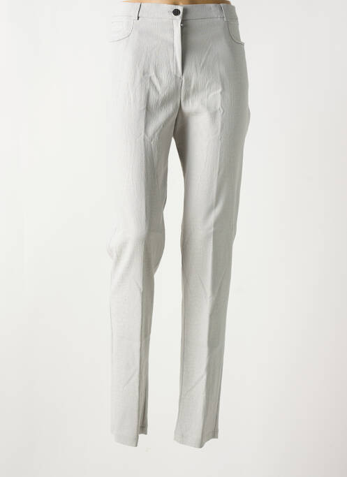 Pantalon slim gri CHRISTINE LAURE femeie