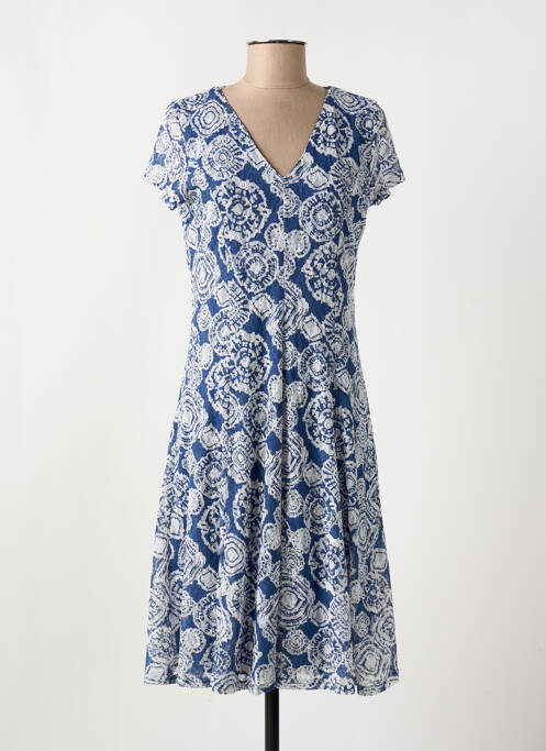 Rochie midi albastru CHRISTINE LAURE femeie