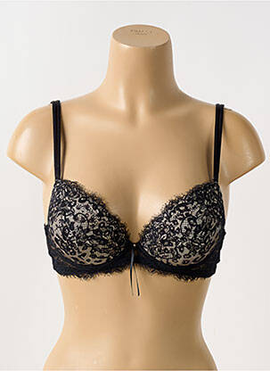 Sutien top sutien push-up top sutien push-up negru AMBRA femeie