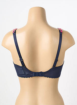 Sutien broderie sutien cupe întregi cu decolteu înalt albastru PRIMADONNA femeie