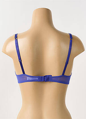 Sutien fără armatură top sutien push-up albastru MAISON LEJABY femeie