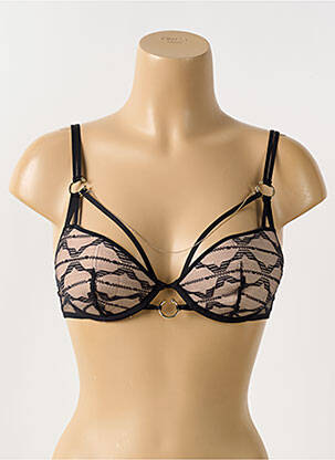 Sutien top sutien push-up top sutien push-up negru CHANTELLE femeie