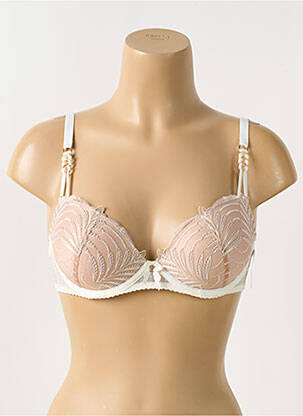 Sutien broderie top sutien modelat alb AUBADE femeie