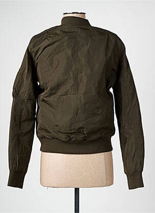 Geacă efect material satinat verde DN.SIXTY SEVEN femeie