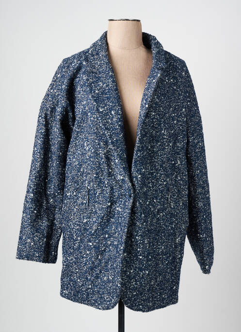 Palton lung albastru SIXTY SEVEN femeie