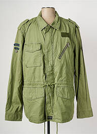 Parka mâneci lungi fără glugă verde DN.SIXTY SEVEN homme
