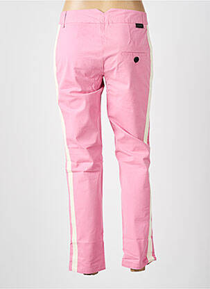 Pantalon 7/8 elasticitate talie joasă roz LEON & HARPER femeie