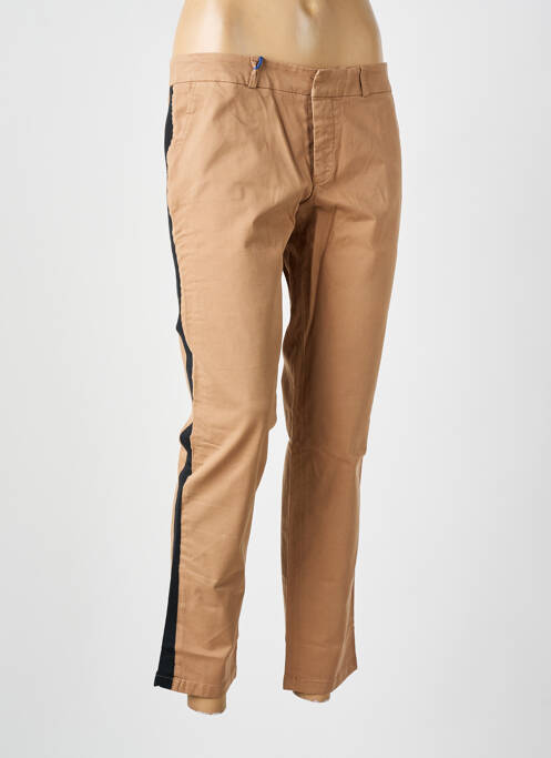 Pantalon chino maro LEON & HARPER femeie