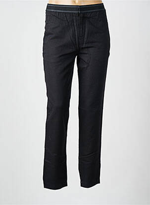 Pantalon 7/8 talie elastică mărime normală negru LEON & HARPER femeie