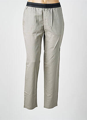 Pantalon 7/8 talie elastică mărime normală gri LEON & HARPER femeie