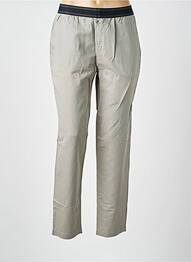 Pantalon 7/8 talie elastică mărime normală gri LEON & HARPER femeie