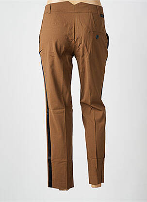 Pantalon 7/8 croială chino mărime normală maro LEON & HARPER femeie