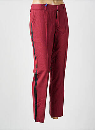 Pantalon 7/8 croială chino mărime normală roșu LEON & HARPER femeie