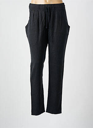 Pantalon drept țesătură crep mărime normală negru LEON & HARPER femeie
