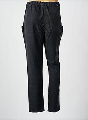 Pantalon drept țesătură crep mărime normală negru LEON & HARPER femeie
