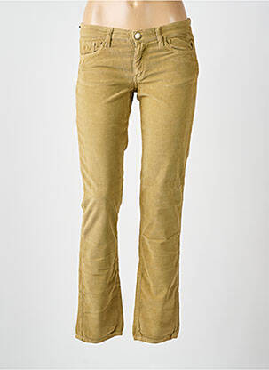 Pantalon slim talie joasă talie joasă maro FIVE PM femeie