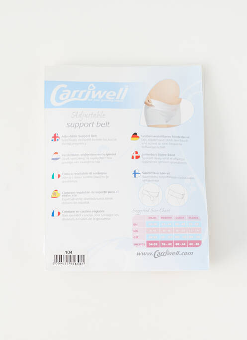 Curea alb CARRIWELL femeie