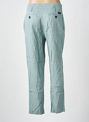 Pantalon drept talie cu cleme talie înaltă verde LEON & HARPER femeie