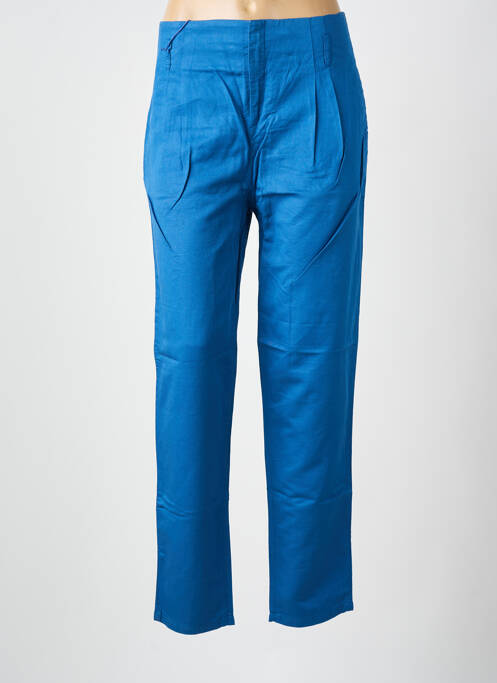 Pantalon drept albastru LEON & HARPER femeie