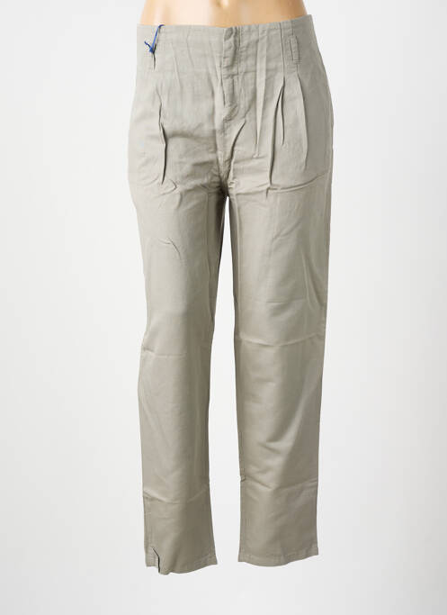 Pantalon drept gri LEON & HARPER femeie