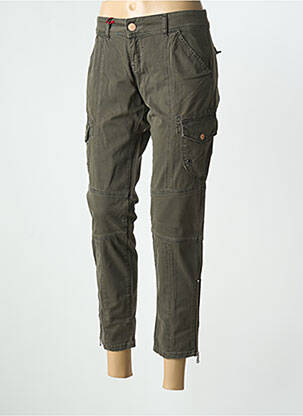 Pantalon cargo verde FIVE PM femeie