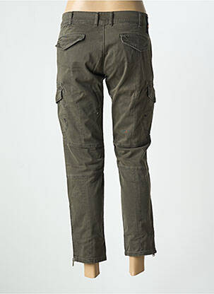Pantalon cargo buzunare mărime normală verde FIVE PM femeie