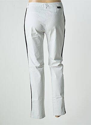 Pantalon chino broderie galoni laterali mărime normală gri LEON & HARPER femeie