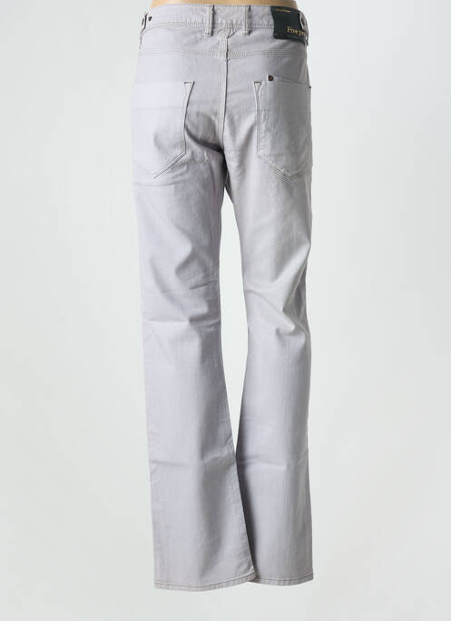 Blugi cu croială dreaptă gri FIVE PM bărbat