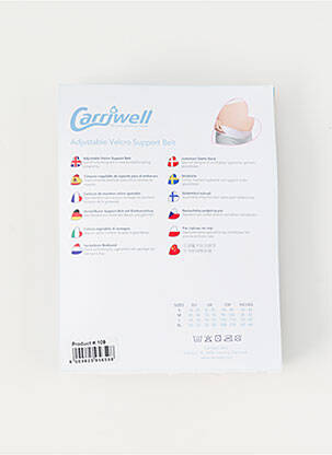 Curea cusături întărite negru CARRIWELL femeie
