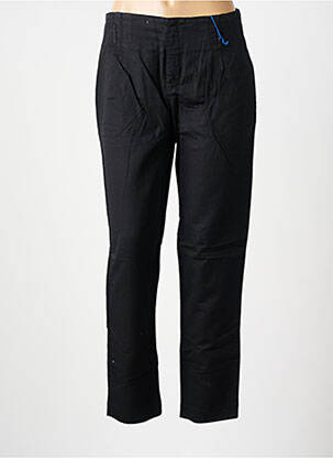 Pantalon drept talie cu cleme talie înaltă negru LEON & HARPER femeie