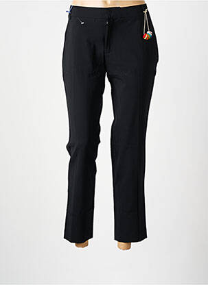 Pantalon 7/8 croială chino mărime normală negru LEON & HARPER femeie