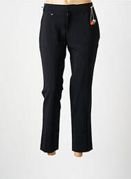 Pantalon 7/8 croială chino mărime normală negru LEON & HARPER femeie