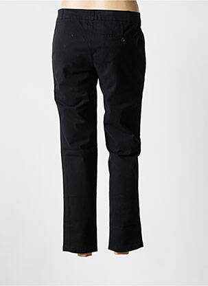 Pantalon chino broderie galoni laterali mărime normală negru LEON & HARPER femeie