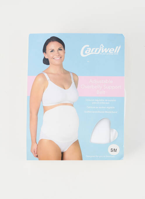 Curea alb CARRIWELL femeie