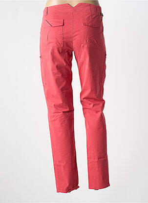 Pantalon slim țesătură poplin mărime normală roșu LEON & HARPER femeie