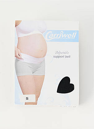 Curea cusături întărite negru CARRIWELL femeie