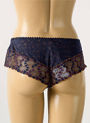 Shorty efect material satinat albastru PRIMADONNA femeie