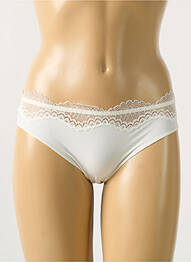 Chilot efect material satinat alb SIMONE PERELE femme