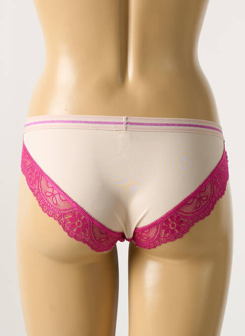 Chilot efect material satinat roz MEY femme