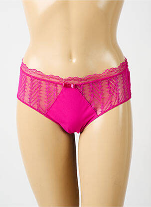 Shorty broderie cu panglică roz SIMONE PERELE femeie