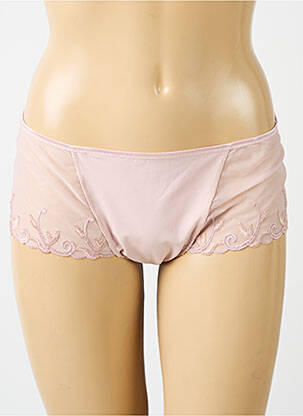 Shorty efect material satinat roz SIMONE PERELE femeie