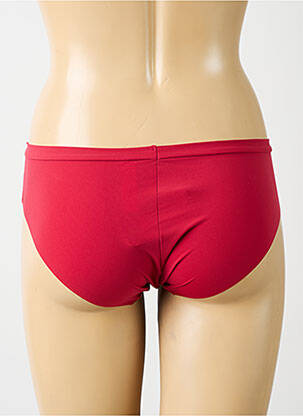 Shorty efect material satinat roz MAISON LEJABY femeie