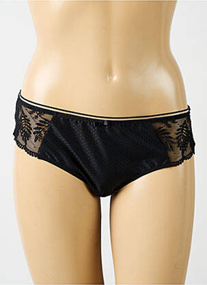 Chilot efect material satinat negru SIMONE PERELE femeie