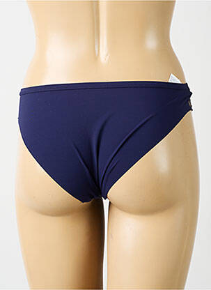Chilot efect material satinat albastru SIMONE PERELE femeie