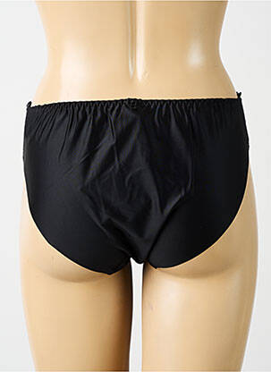 Chilot efect material satinat negru LOUISA BRACQ femeie