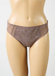 Chilot efect material satinat maro SIMONE PERELE femme