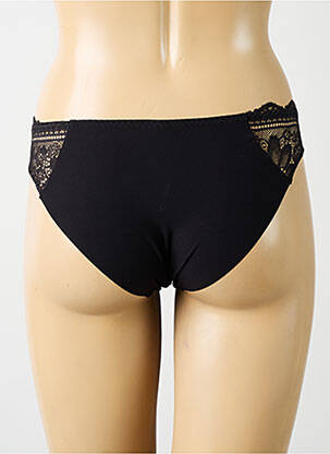 Chilot efect material satinat negru SIMONE PERELE femeie