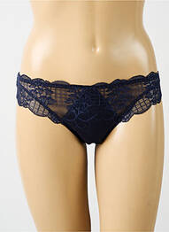 Chilot efect material satinat albastru SIMONE PERELE femme